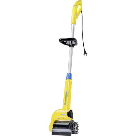 Gloria – Désherbeur électrique 300W – Moteur à vitesse variable 450-1000 U/min – Brosse Ø 110mm pour surfaces – Anti-éclaboussures