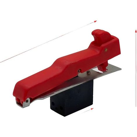 Interrupteur de sécurité verrouillable pour meuleuse d'angle 125 150 180 230 mm et machines de finition compatibles (1/4)