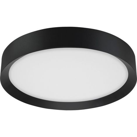 Merano Barkerville 55cm Semi Encastré LED Intégré Noir Sable Aluminium Blanc Mat LED 47W 3525Lm 3000K