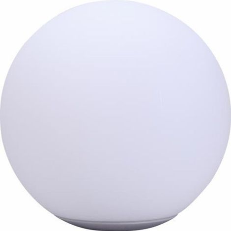 1 boule lumineuse, led, solaire, polyéthylène, 30cm, multicolore, jardin, terrasse (1/4)
