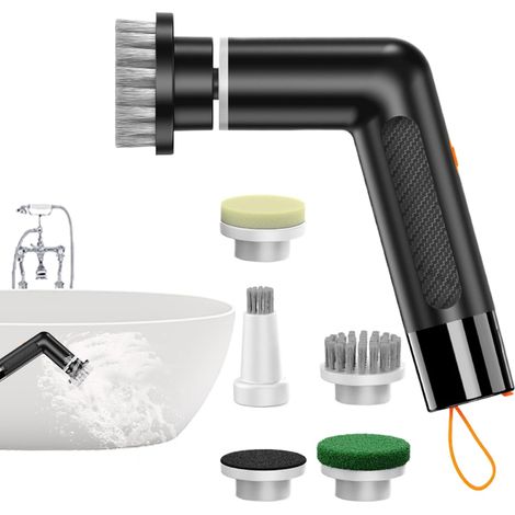 Brosse motorisée, détachable, pour baignoire, sol et cuisine (1/5)