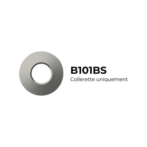 Collerette Alu Brossé ronde magnétique pour TWO et CANIS - B101BS - SOLUM