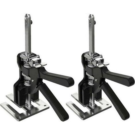 Arbeitssparender Arm, 2 Stück Viking Arm Präzisions-Spannwerkzeug Arbeitssparender Arm für Platten mit Schrankhebewerkzeug-Set mit Stangenständer, 150 kg