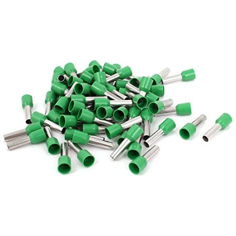 80pcs 6mm2 Embout de Câble Embout de Câblage Cosse à Sertir électrique Fil Sertissage Borne Connecteur Terminal Vert (1/2)