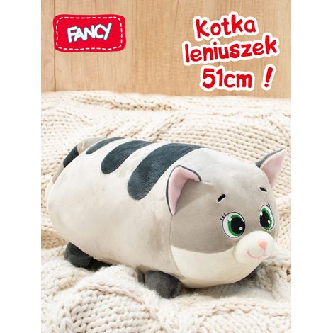 Mascotte di peluche elegante - Gatto pigro - Palla da abbraccio (1/5)