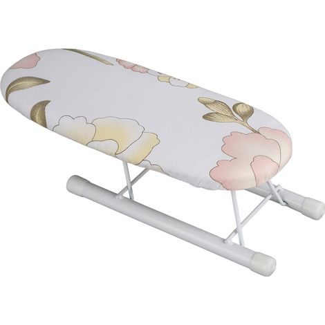 Planche à repasser pliable mini pour manches et cols, idéale voyage et gain de place (Pivoine) (1/5)