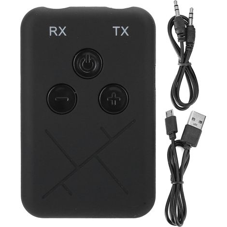 Émetteur et récepteur Bluetooth combinés : adaptateur sans fil pour appareils domestiques, prise jack 3,5 mm (1/5)