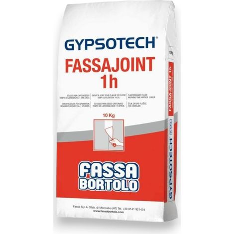 Stucco in polvere specifico per interni sacco 10 kg Fassajoint H1