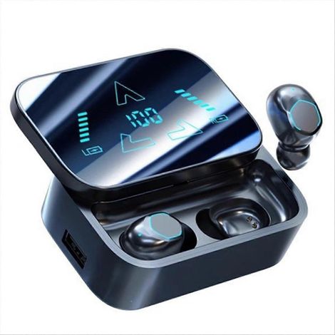 M48 sans Fil Écouteurs Bluetooth Headset Charge Écouteurs In-Ear LED Affichage Casque Sport avec Micro Pods (1/5)