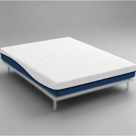 Colchón 90x190 cm de espuma viscoelástica con té verde, funda desenfundable y lavable, firmeza media (1/5)