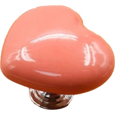 Toilettenspülknopf, farbenfrohe Herzform, praktisches Accessoire für lange Fingernägel, dekorativer und hygienischer Spülkastenknopf, rosa