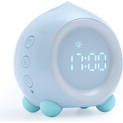 Peach Fun Réveil pour Enfants Éclairage Numérique LED Réveil Veilleuse Filles Garçons Jour et Nuit Enfants Volume RéglabL190 (1/4)