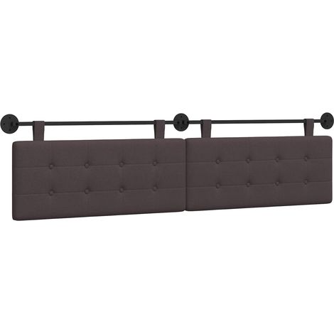 Maison Exclusive - Testiera sospesa Marrone Scuro Tessuto (1/5)