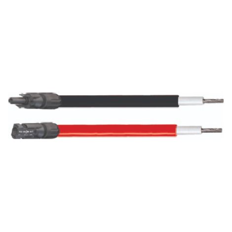 2 rallonges solaires avec MC4 de 1M noir et rouge 6mm2