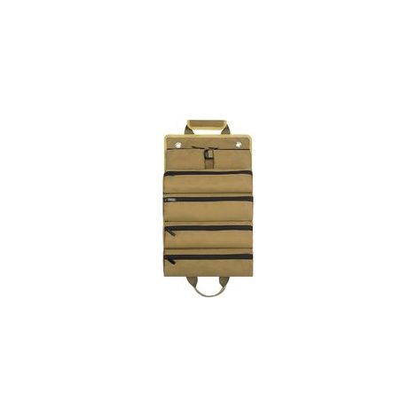 Borsa portautensili arrotolabile color kaki per giardinieri, elettricisti e carpentieri borsa portautensili rinforzata borsa portautensili per ricambi auto borsa portaoggetti - Crezuo