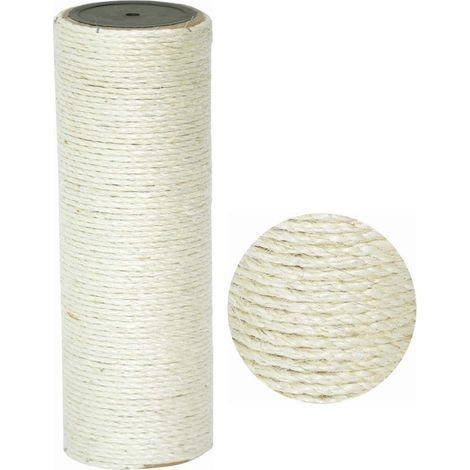 Sisal Post, 9cm Diameter, 35cm Length, M8 Thread, for Cat Tree (1/3)