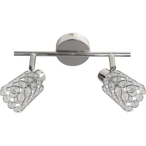 Plafoniera Candellux York 92-97395 cromo cristallo 2xG9
