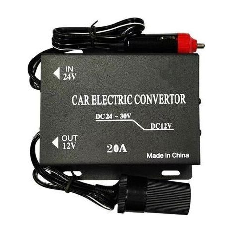 Car Power Converter 20A Car Power Supply Converter Step-down Transformer 24V Cigarette Lighter Type 12V (1/5)