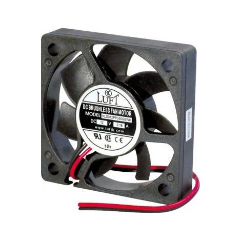 Ventilador 12Vdc Medidas 60x60x25mm 2 Cables Friccion LUFT (1/2)