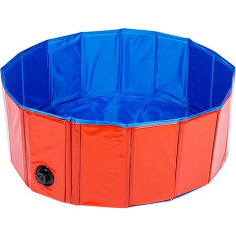 Tragbares, faltbares Hundebecken, runde, dicke PVC-Haustierbadewanne, für Kindergartenkinder und Familien (1/5)