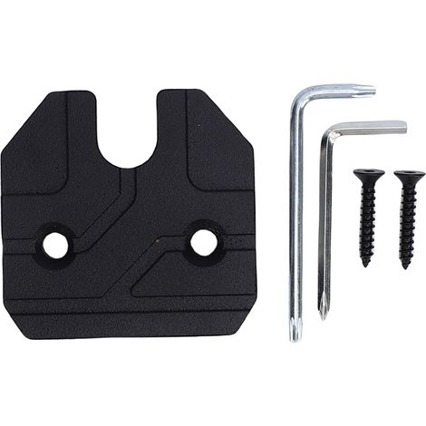 Kit de réparation de pare-soleil en alliage d'aluminium noir, kit de fixation de pare-soleil de rechange pour camions 1500 2019-2023 (1/5)