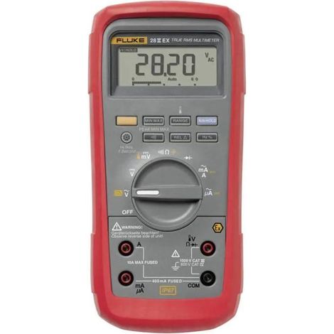 Fluke 28 II Ex Multímetro digital amarillo robusto