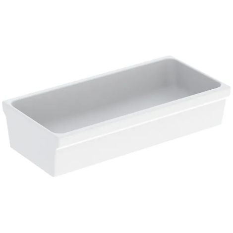 Lavabo canal 45x90 blanco brillo - Geberit Publica Elleboro (1/5)