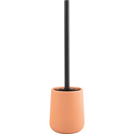 Brosse Wc avec support Céramique MAONIE Pêche mat MSV (1/2)