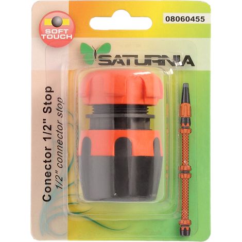 Conector Manguera Soft-Touch 1/2 Con Stop