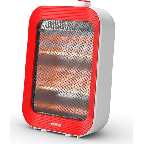 Radiateur infrarouge à quartz jusqu’à 800W, chaleur instantanée et homogène, design slim, poignée pratique et sécurité anti-basculement (1/5)