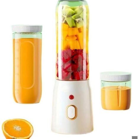Blender électrique portable 500 ml, rechargeable par USB, sans fil et puissant, idéal pour les smoothies, milkshakes, jus et autre (1/3)