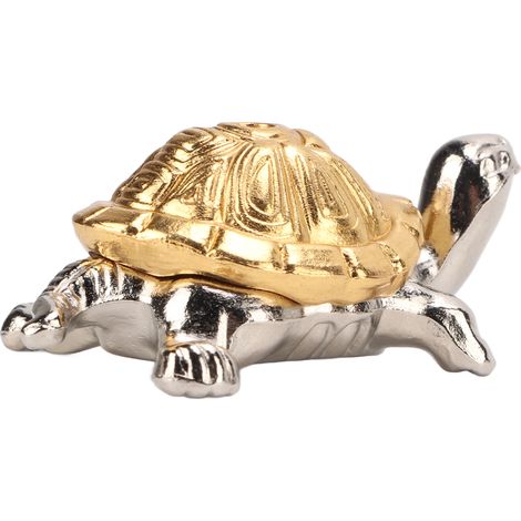 Schildkrötenförmiger Räucherstäbchenhalter, leicht zu reinigen, aus Metall, für Räucherstäbchen, ideal für Wohnzimmer, Büro oder Meditation. (1/5)