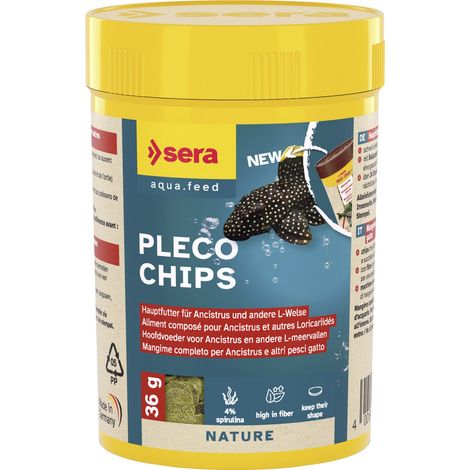 Sera Fischfutter Pleco Chips 100 ml Fischfutter