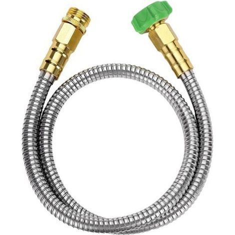 1 Fuß lange Edelstahl-Schlauchverlängerung, robuster flexibler Wasserhahnanschluss (1/5)