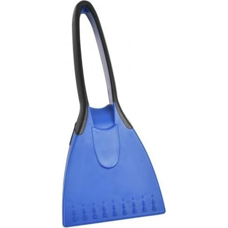 Ice Scraper, Removable Snow Shovel, Multifunction, Quick Snow Removal, Stretchable, Durable and Soft for Painting, Blue-Black (1/5)