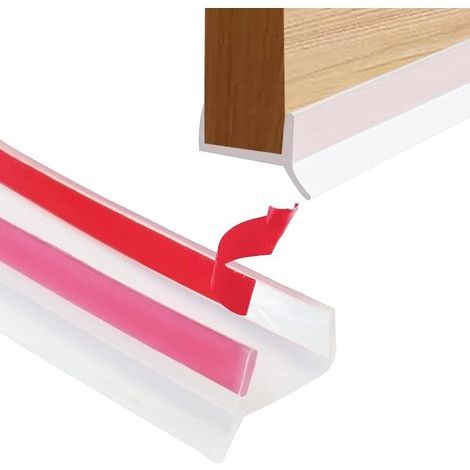 Profil d'étanchéité pour plinthe de cuisine en caoutchouc de silicone haute élasticité pour plinthe de cuisine de 15 mm, 16 mm, 17 mm d'épaisseur, très imperméable et résistant à la poussière (1/5)