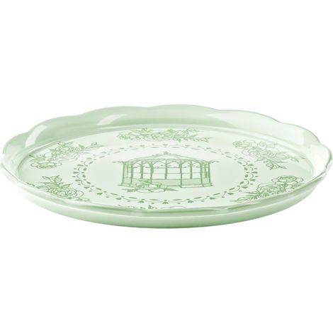 Bandeja grande Josephine verde polvere 37x3