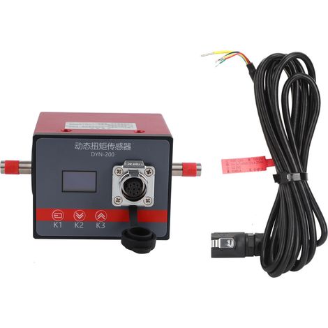 Capteur de vitesse moteur rotatif sans contact, afficheur OLED, couple dynamique DYN-200 2N.M, mesure de torsion précise (1/5)