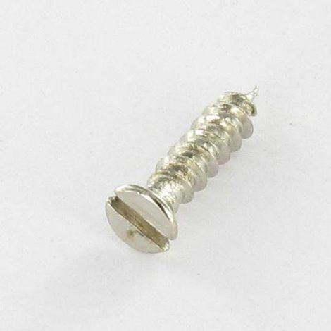 VBA Vis bois agglo Tête fraisée Fendue 3X14 Diamètre de tête: 5 Acier nickelé microvis - 10 pièces (1/2)
