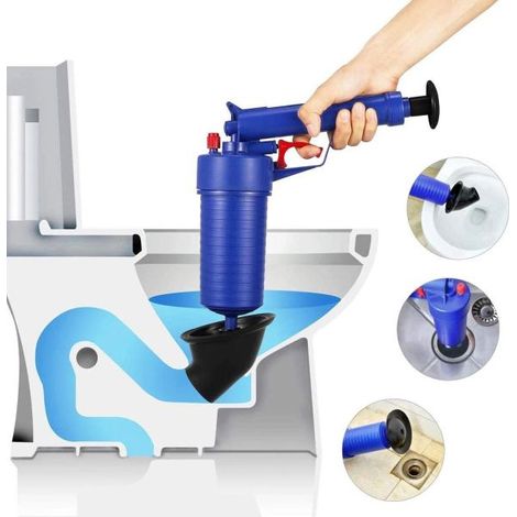 PISTOLA STURALAVANDINO A PRESSIONE POMPA LIBERA STURA TUBI LAVANDINI WC LAVABO