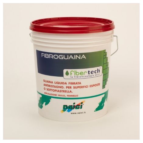 Guaina liquida fibroguaina rosso tegola naici 20kg monocomponente
