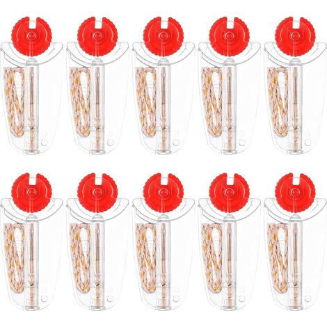 10 Pièces Kit pièces détachées Briquet Universel Composé de pierres et mèches, adapté aux briquets à kérosène et à huile, accessoires de remplacement (1/5)