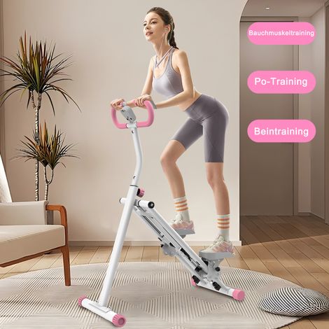 Stepper avec résistance réglable pour domicile, appareil de fitness évolué idéal pour salle de sport maison, appartement et bureau. (1/5)