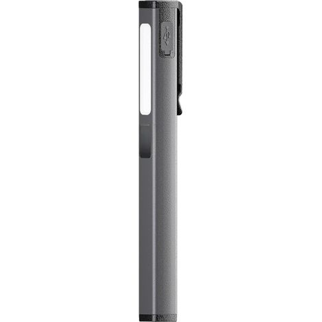 Lampe Torche COB Magnétique Rechargeable, 150lm Faisceau 500lm COB Inondation IPX5 Étanche, Gris (1/5)