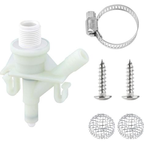 Kit de rechange de valve d'eau pour toilettes à pédale – Compatible avec Sealand Dometic 300, 301 310, 311, 320, 321 – Matériel inclus (1/5)