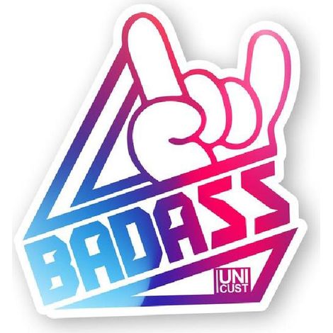 AUTOCOLLANT "BAD ASS"