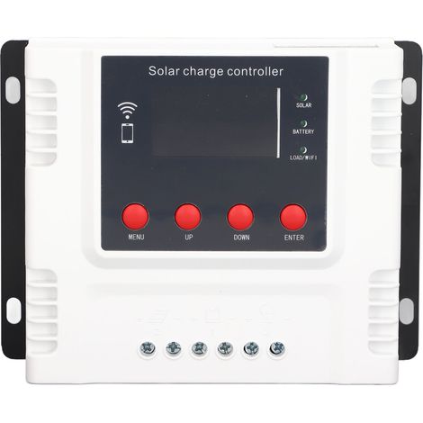 Digitaler Solarladeregler für 12 V, 24 V und 48 V – Automatischer Photovoltaik-Laderegler (30 A)