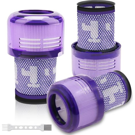 3 Stück Filter für Dyson V12 Staubsauger, Kompatibel mit Dyson V12 Detect Slim Absolute Extra Total Clean Motorhead Complete Akku-Staubsauger, Ersetzen Sie 971517-01 (1/5)