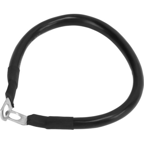 Câble de batterie 4AWG noir, robuste et souple, résistant à l'usure et aux hautes températures, pour camping-cars, bateaux et voitures. (1/5)