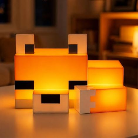 Night Light, Lamp, Cute Night Light, Table Lamp, Room Decoration and Merchandise, 3D Cube Lamp, Gift for Bedroom, Bedroom, Party Decoration (1/5)